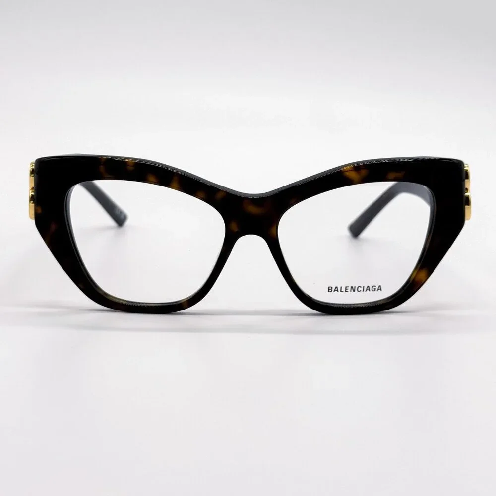 NEW BALENCIAGA BB0312O 002 HAVANA WOMEN EYEGLASSES